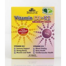 Beeline Vitamin D3 + K2 Tablets