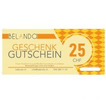 Geschenkgutschein Belando 25 CHF