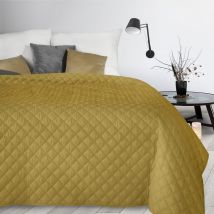 Narzuta 220x240 Alara brilliant musztardowa Eurofirany
