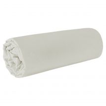 Prześcieradło satynowe kremowe 180x210 - bez gumki 100% bawełna