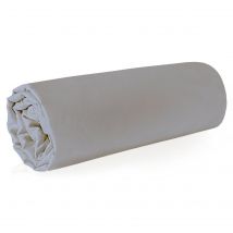 Prześcieradło satynowe srebrne 160x210 - bez gumki 100% bawełna