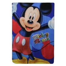 Koc polarowy 100x140 Myszka Mickey blue