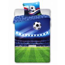 Pościel bawełna 160x200 Piłka Nożna Boisko