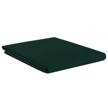 Prześcieradło bawełna 80x160 bez gumki zieleń butelkowa Semplice