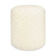 Pufa Luxima kremowa pluszowa Matex