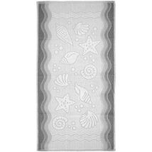 Ręcznik Flora Ocean 50x100 Popielaty Greno