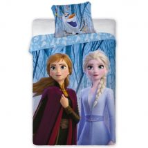 Pościel 160x200 bawełniana Frozen Anna Elsa Kraina Lodu