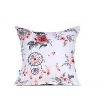 Poszewka 50x50 bawełniana Łapacze Snów i Kwiaty