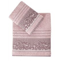 Zestaw 2 ręczników frotte Mervan Powder 50x90+70x140 Karna Home