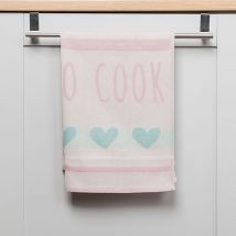 Ścierka kuchenna 50x70 Cook Różowo-Miętowy