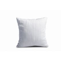 Poszewka 40x40 adamaszkowa biała pasek 1 cm Matex