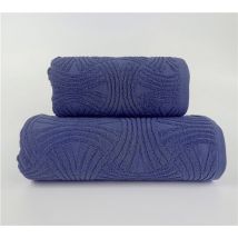 Ręcznik 70x140 Granatowy Emma 3 Greno