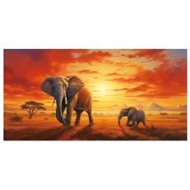 Ręcznik 100x180 plażowy Safari o Zachodzie