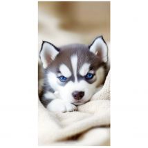 Ręcznik 100x180 plażowy Niebieskooki Husky