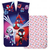 Pościel 100x135 Spidey granatowa bawełniana