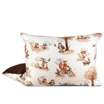 Poszewka 40x60 bawełniana Jesienna wycieczka do parku