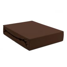 Prześcieradło Jersey 160x200 z gumką czekoladowe Darymex