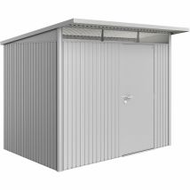Biohort Gerätehaus AvantGarde silber-metallic Geräteschuppen, Standardtür, A5 (260x220 cm)