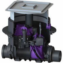 KESSEL Rückstaupumpanlage Pumpfix-F-Komfort Unterflurinstallation befliesbar, DN 125
