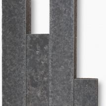 Seltra Natursteine Palisaden SANOKU® ELEGANCE satiniert Basalt anthrazit-schwarz, 8x12 cm, 50 cm