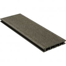 NATURinFORM WPC-Terrassendiele 21x139 mm DIE KOMPAKTE anthrazit, 4000 mm, Hohlkammer