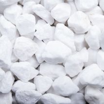 Ziersplitt Schneeweiß, 20 kg (Sack), 16-25 mm