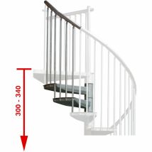 Minka Höhenerweiterung für Rondo Zink Plus, 340 cm, 120 cm