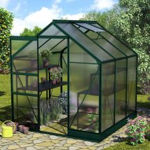 Vitavia Gewächshaus Apollo Tomatenhaus Smaragd, 6 mm, 199x195x207 cm (LxBxH)