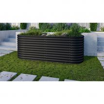 Vitavia Erweiterung Stretched Kräuterbeet Hochbeet, Für Terra 858 - 0,86 m, Schwarz