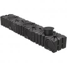 ACO Rain4me Flachtank Haus und Garten Compact Zisterne Regenwassertank, 669x124x85 cm, 6000 L,liegend