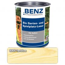 BENZ PROFESSIONAL Bio Garten- & Spielplatz-Lasur Holzschutzmittel, 2,5 l, Transparent