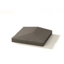 WESERWABEN Mauerabdeckung Endabdeckung Satteldach Anthrazit, 45x45 cm