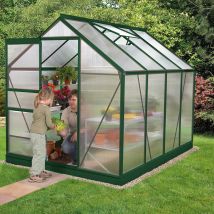Vitavia Gewächshaus Venus Tomatenhaus Smaragd, 6 mm, 257x195x197 cm (LxBxH),HKP (Hohlkammerplatten)