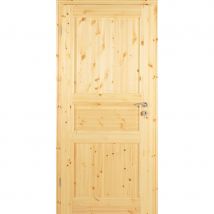 Kilsgaard Zimmertür Holz Typ 02/03 Kiefer unbehandelt, DIN Links, 985x2110 mm