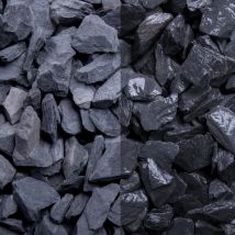 Bruchsteine Canadian Slate Schwarz, 20 kg (Sack), 10-20 mm