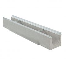 BIRCOlight Entwässerungsrinne ohne Innengefälle, 1,0 m, Rinne 10/0
