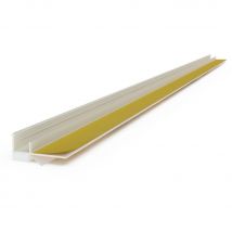 BENZ PROFESSIONAL PVC Anputzleiste mit Schutzlippe, bis 9 mm Putzdicke, 30 Stück