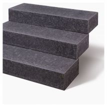 Seltra Natursteine Blockstufe SANOKU® ELEGANCE Basalt anthrazit-schwarz, 15x35x100 cm