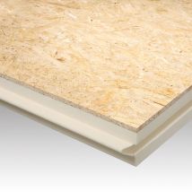 Bauder Dachbodendämmung BauderPIR DHW WLS 023 PU-Hartschaum mit 10mm Holzfaserplatte Dachdämmung, 150 mm, 1 Pack