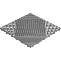 florco Klickfliese Kunststoff classic weiss-alu, 6 Stück günstig