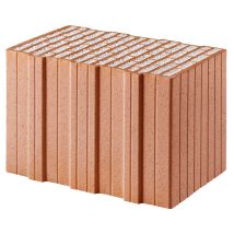 Wienerberger Poroton Planziegel T7 Perlite Ziegelstein, 49,0 cm, 48 Stück