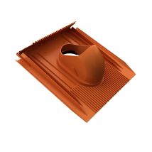 Klöber Grundplatte DN 100 dunkelbraun Dachdurchführung Dachentlüftung, Finkenberger Pfanne, Nelskamp