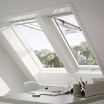 VELUX Dachfenster GPL 2066 Klapp-Schwingfenster Holz/Kiefer weiß lackiert ENERGIE PLUS Fenster günstig