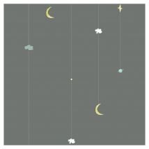 Disney & VELUX Goodnight Collection Verdunkelungsrollo DKL manuell Disney Mobile 4665, 134x160 cm (UK10), Aluminiumschiene,GEL,Manuell,VELUX