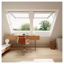 VELUX Elektro Klapp-Schwing-Fenster INTEGRA® GPU 006621 Kunststoff weiß Alu ENERGIE PLUS Dachfenster günstig