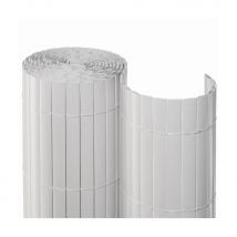 NOOR Sichtschutzmatte PVC weiß Sichtschautzzaun, 1,8x3 m