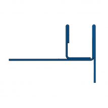 BLANKE Fliesenschiene Gefällekeil AQUA-KEIL GLAS Edelstahl gebürstet 980x34mm, Rechts