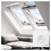 VELUX INTEGRA Dachfenster GGL 206621 Elektrofenster Holz/Kiefer weiß lackiert ENERGIE PLUS Fenster günstig