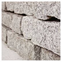 Mauersteine Naturstein Gartenmauer Granit grau günstig