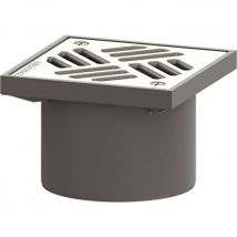 KESSEL Aufsatzstück aus ABS Schlitzrost 138x138 mm V4A K3 günstig